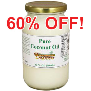 Pure Coconut Oil - 1 quart (2-jar minimum)