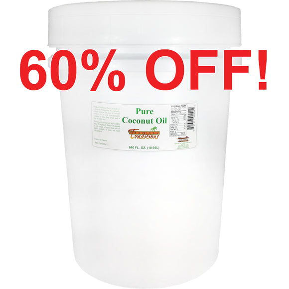Pure Coconut Oil - 5 gallons