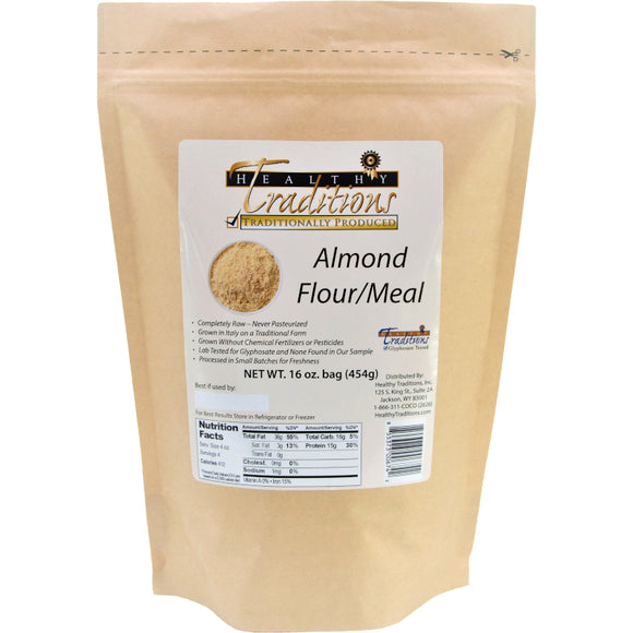 Raw Italian Almond Flour/Meal - 16 oz. - Wholesale