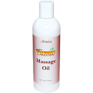 Virgin Coconut Oil Massage Oil - Arnica - 8 oz.