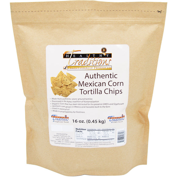 Authentic Mexican Corn Tortilla Chips - 16 oz.