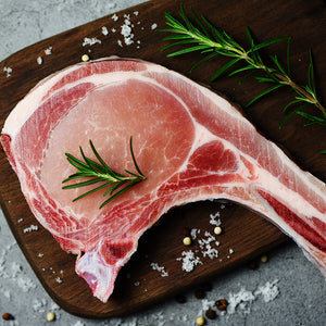 Pastured Pork Bone-In Loin Chops, averages 1.2 lbs  (Minimum of 4)