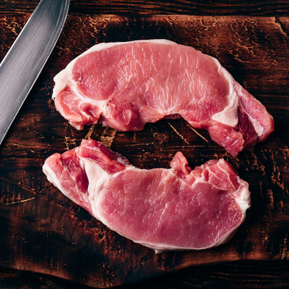 Pastured Pork Boneless Loin Chops, averages 1 lb.  (Minimum of 4)