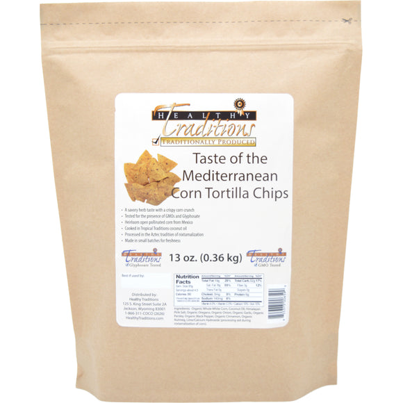 Taste of the Mediterranean Tortilla Chips 13 oz.