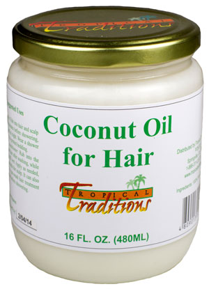 Pure Coconut Oil for Hair - 16 oz