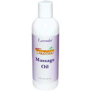 Virgin Coconut Oil Massage Oil - Lavender - 8 oz.