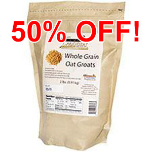 Whole Grain Oat Groats - 2lb. Bag