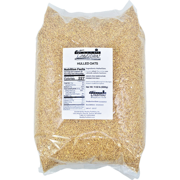 Whole Grain Oat Groats – 5 kg. (11.02 lbs.) bag
