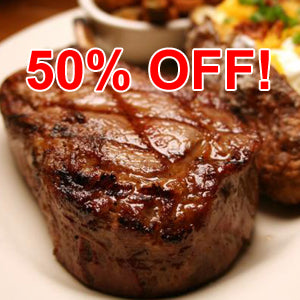 Grass-fed Beef - Rib Eye Steak - Boneless, approx. 11 oz. each (4 steak minimum)