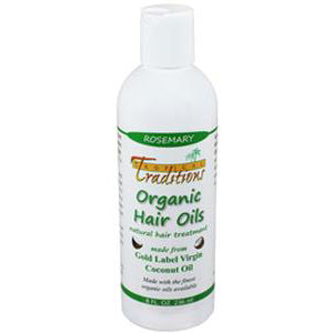 Organic Coconut Oil Hair Oils - 8 oz. - Rosemary