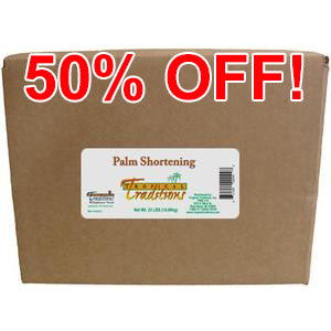 Glyphosate-Tested Palm Shortening - 33 lbs.