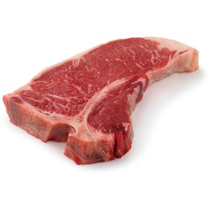 Grass-fed Beef T-Bone Steaks, approx. 10 oz each (5 steak minimum)