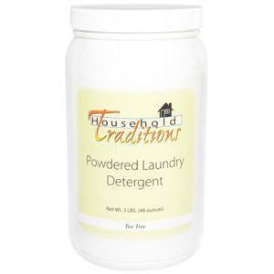 Household Traditions Powdered Laundry Detergent - Tea Tree - 3lbs.