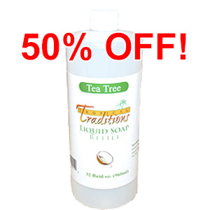 Liquid Soap Refill - 32 oz. - Tea Tree