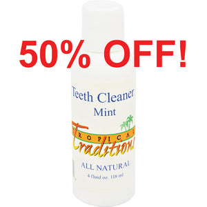 Mint - Teeth Cleaner - 4 oz. - All Natural