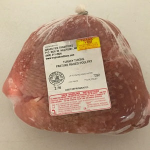 Turkey Thighs - 2 Per Package - avg 3.2 lbs. (minimum of 3 packages)