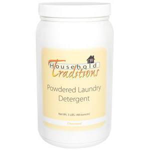 Household Traditions Powdered Laundry Detergent - Unscented – 3lbs.